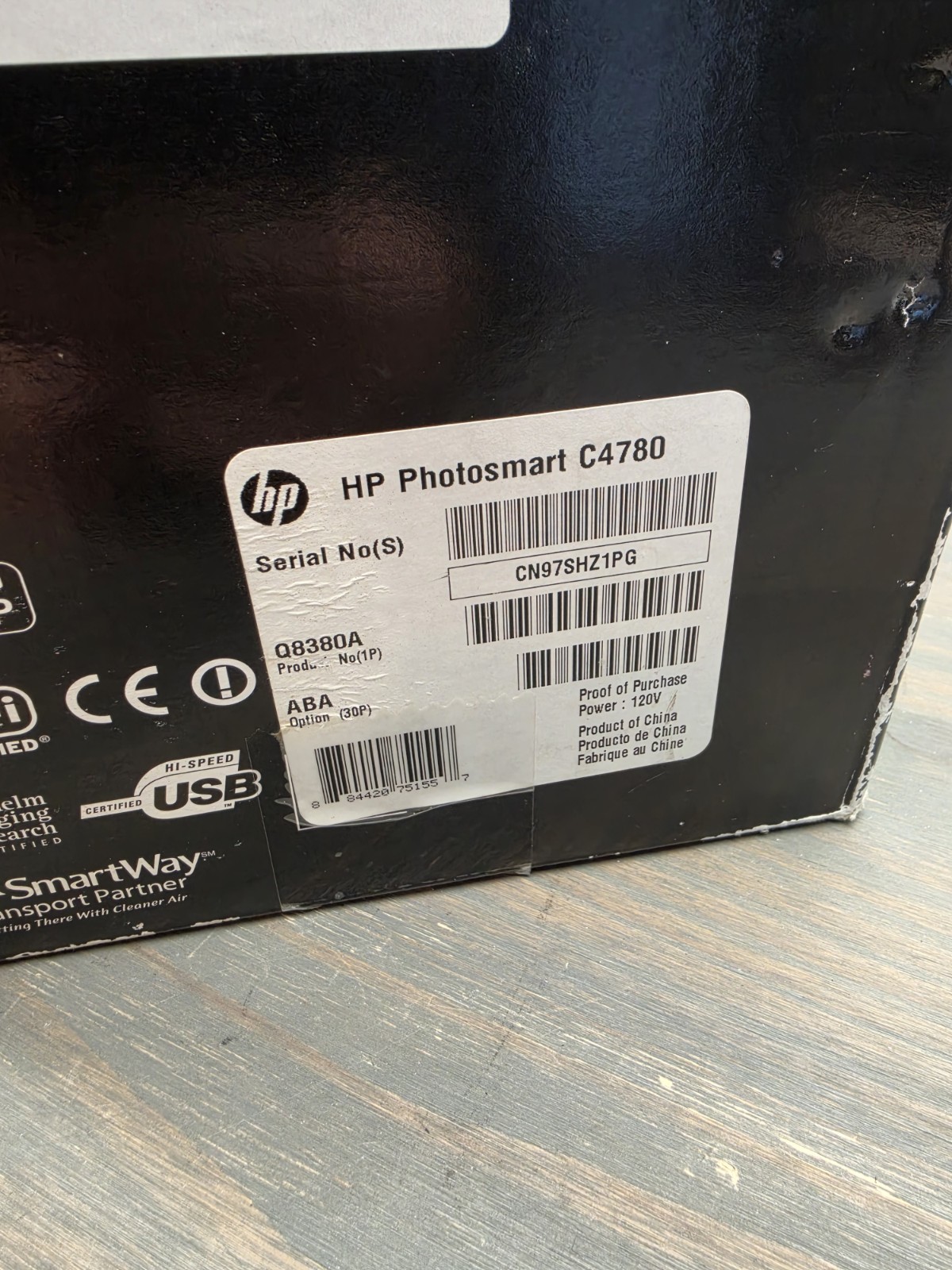 HP Photosmart C4780 All-In-One Wireless InkJet Printer Brand New Open Box!