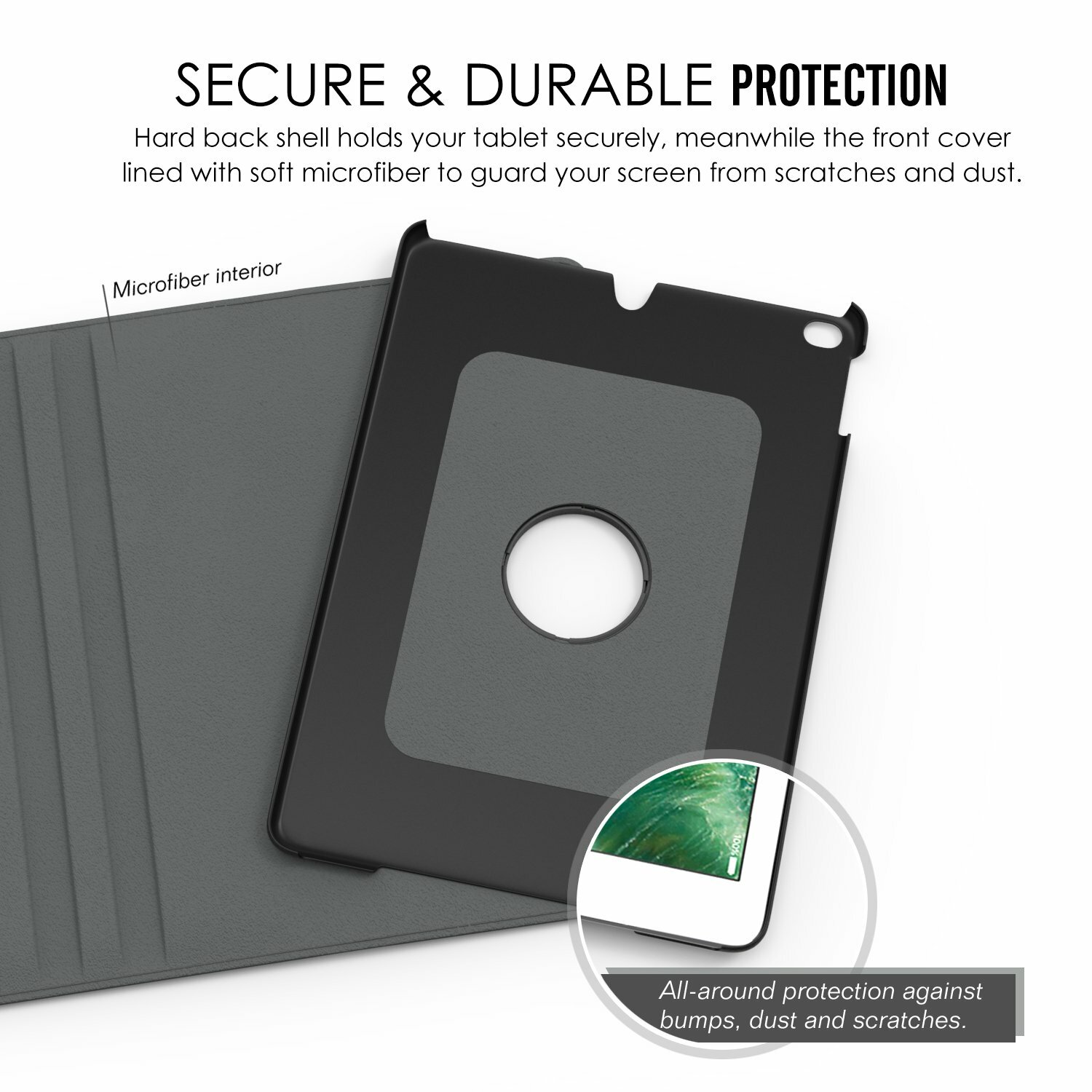 360 Rotating Leather Folio Case Cover Stand for iPad 2 3 4 Mini 4 5 Air 9.7 10.2