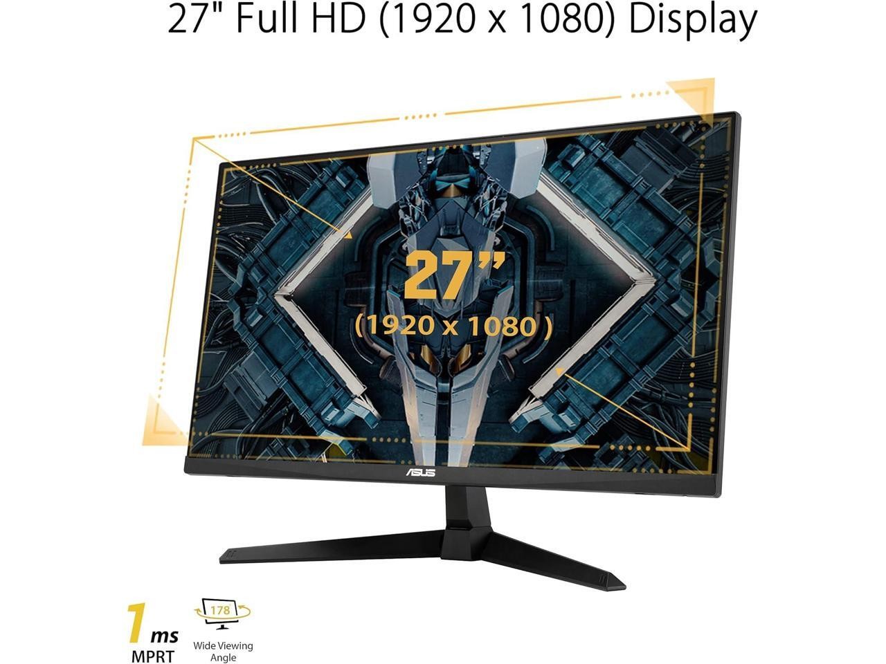 ASUS TUF Gaming 27″ 1080P Gaming Monitor (VG277Q1A) Full HD Display 165Hz