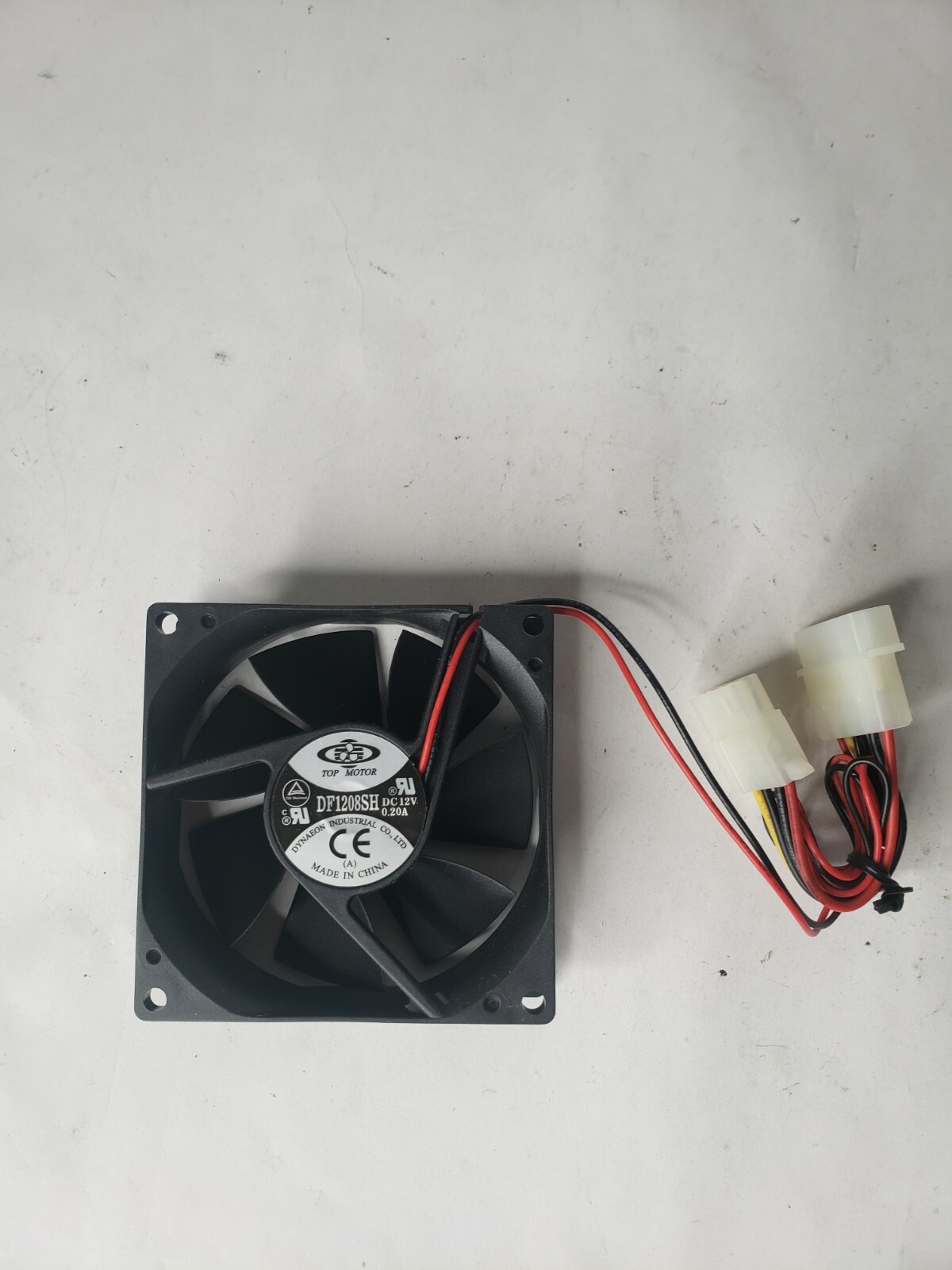 Lot of 20 DF1208SH TopMotor DC 12V 0.20A BRUSHLESS COOLING FAN 80X80X25MM Molex