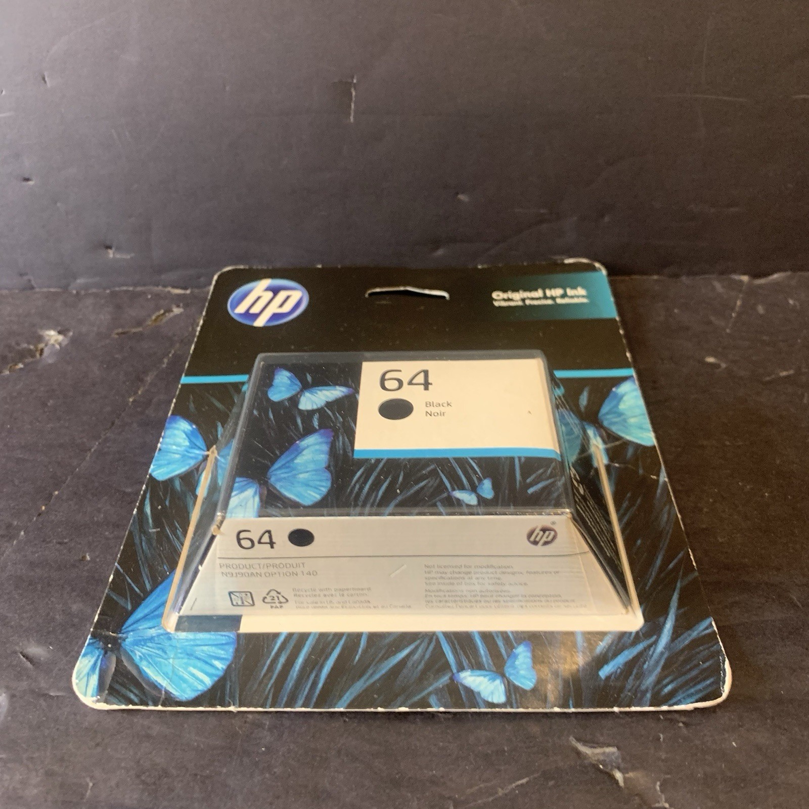 HP 64 Black Original Ink Cartridge (N9J90AN) Brand New Exp 01/2024