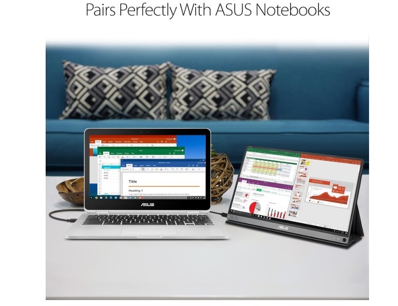 ASUS ZenScreen 15.6” 1080p Portable USB Monitor (MB16AC) | Full HD (1920 x 1080)