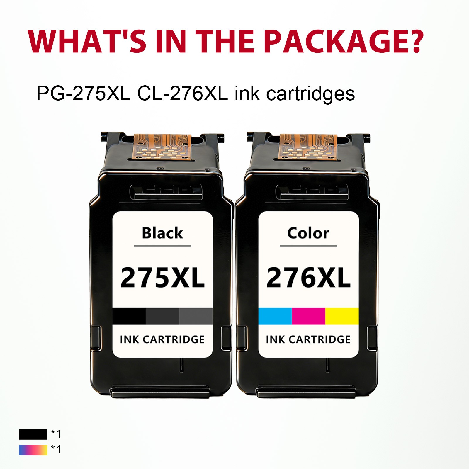 PG-275XL CL-276XL Ink compatible with Canon 275 Pixma TR4700 TS3722 TR4722 Lot