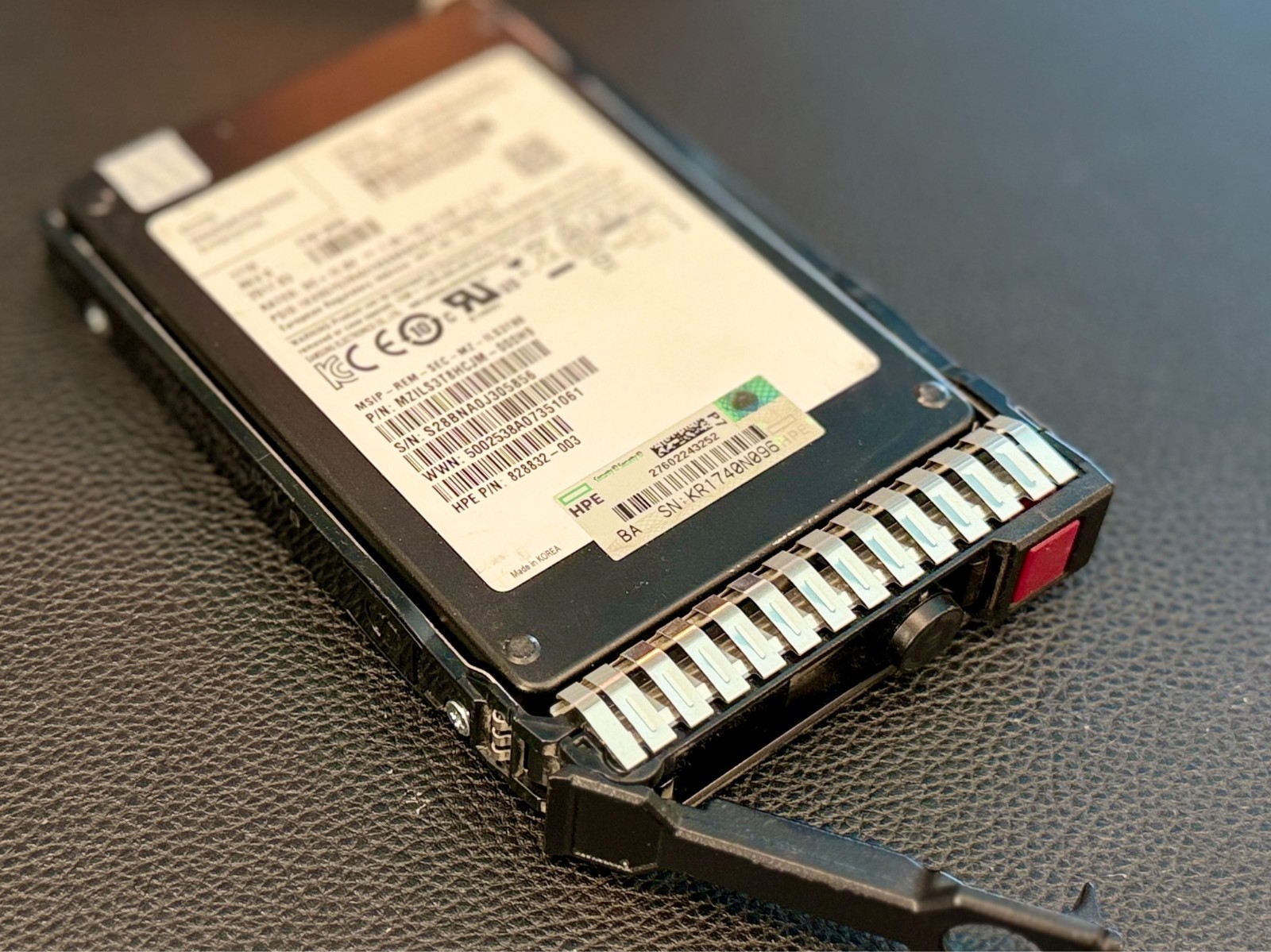 HPE SAMSUNG PM1633 3.84TB 2.5″ SAS SSD 12Gbps | PERFECT 100% HEALTH | HPE / Dell
