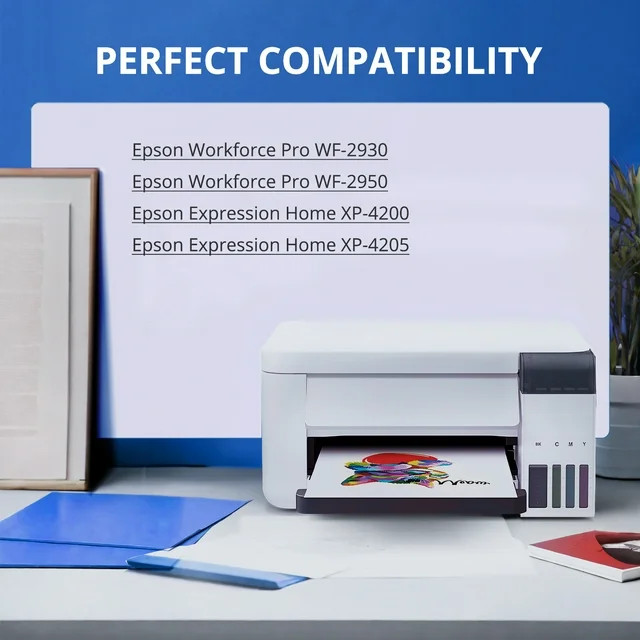 4-Pack 232XL Ink Cartridge Epson 232 WorkForce compatible for WF-2950 XP-4205