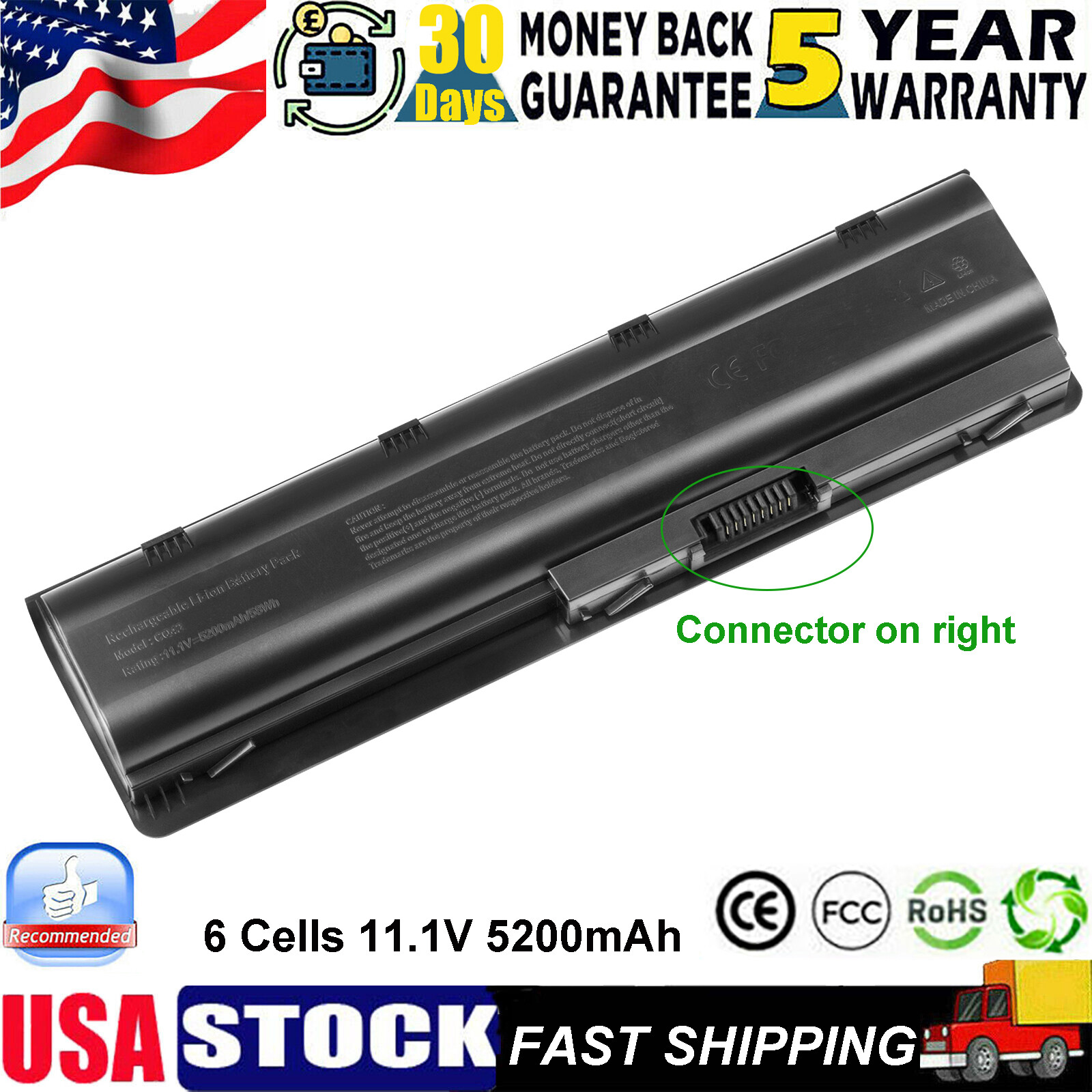 DM4 Laptop Battery for HP Pavilion dv7 dv6 dv5 g4 g6 g7 CQ32 CQ42 MU06 MU09 NEW