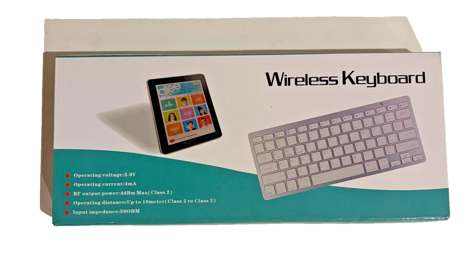 Ultra-Slim Wireless Bluetooth Keyboard BK3001 For iPad, Mac, PC, Android NEW