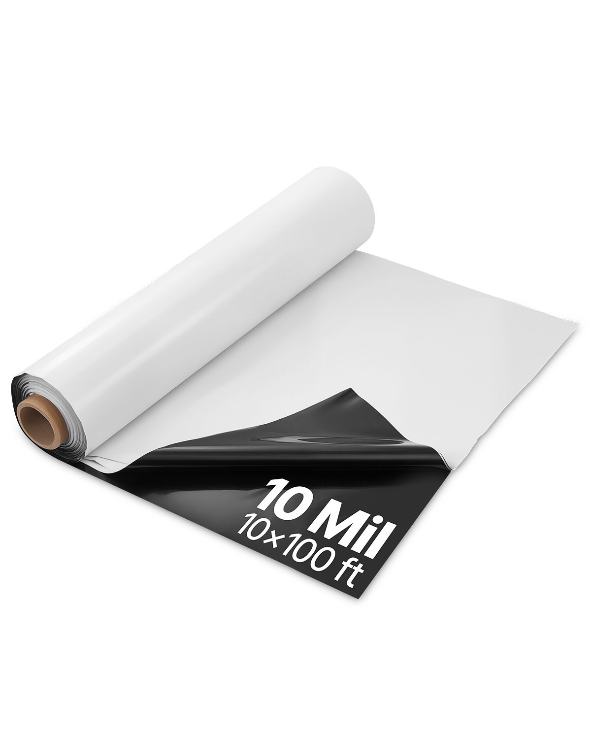10 Mil Plastic Sheeting Heavy Duty 10′ x 100′, Thick Plastic Sheeting Roll, Plas