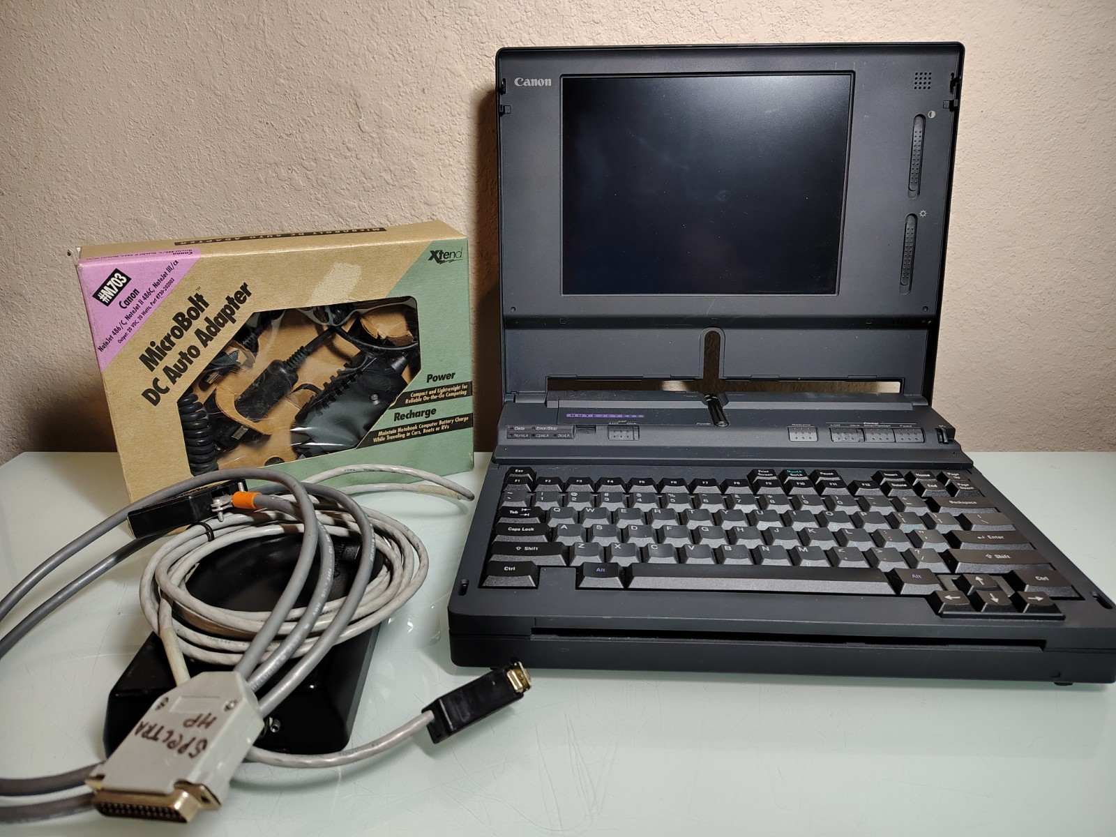 Canon NoteJet 486 Laptop With Built In Printer + New Power Cable (Car/Boat Only)