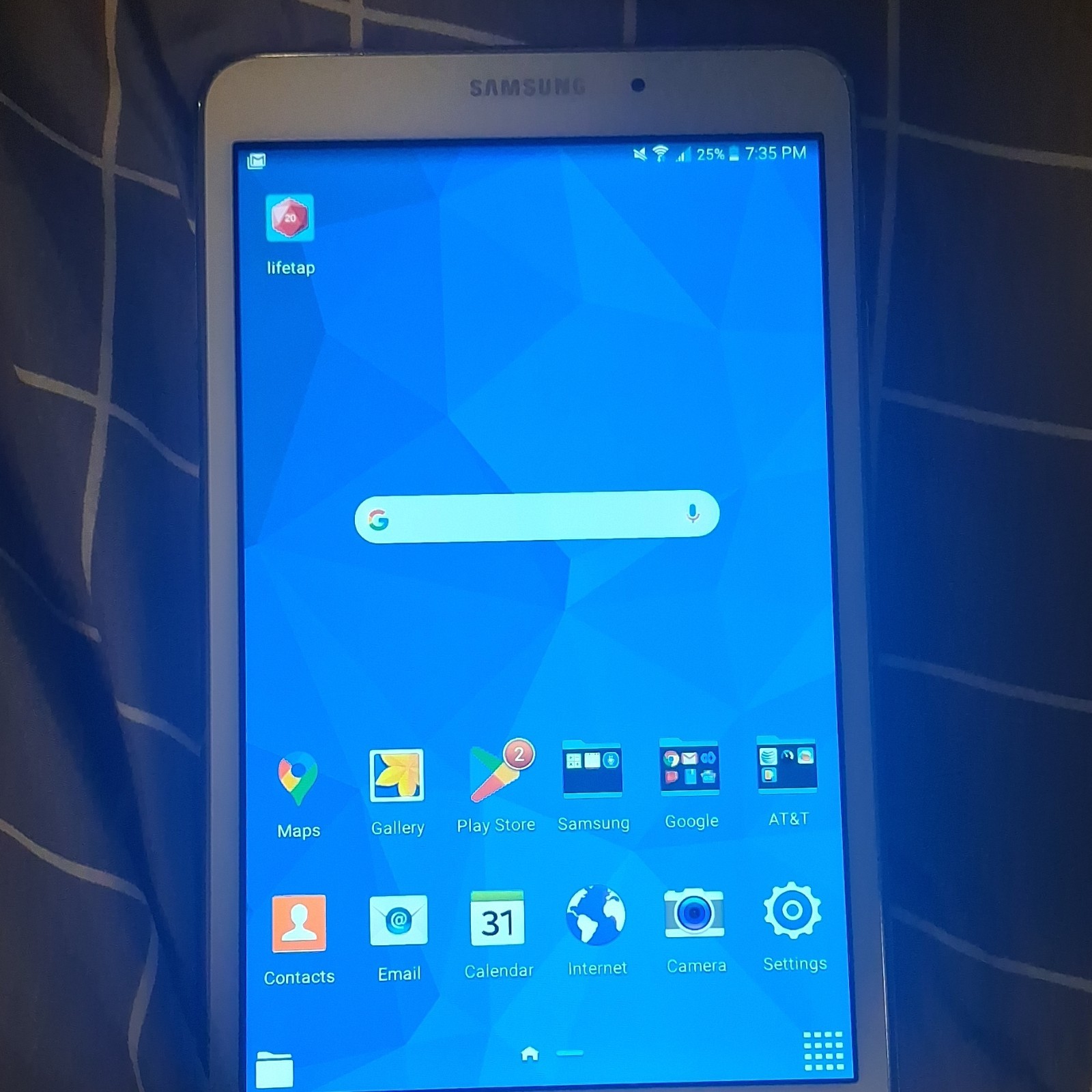 Samsung Galaxy Tab 4 AT&T Android Wi-Fi Built-In Front & Rear Camera