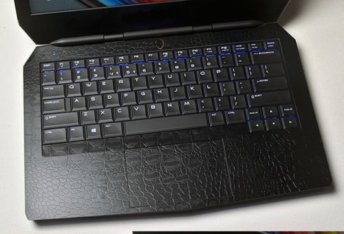 Laptop Snake Crocodile Leather Skin for Dell Alienware 15 R3 M15X ALW15C 2016