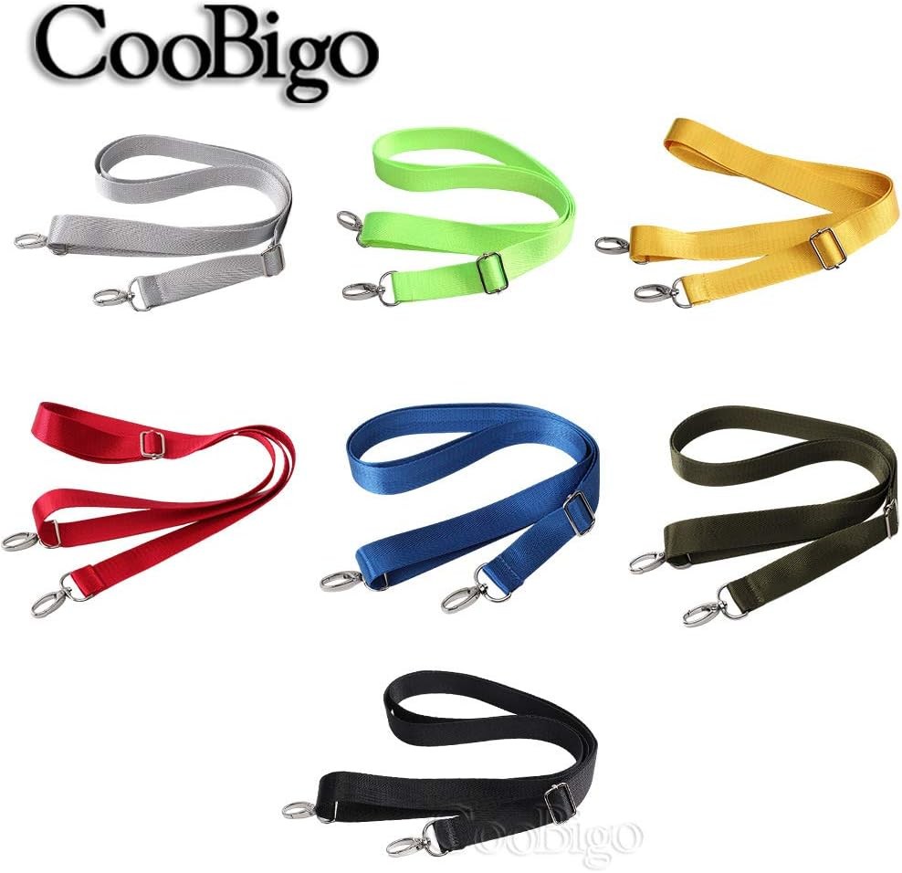 1 Inch Nylon Shoulder Bag Belt Crossbody Replacement Adjustable Straps Black