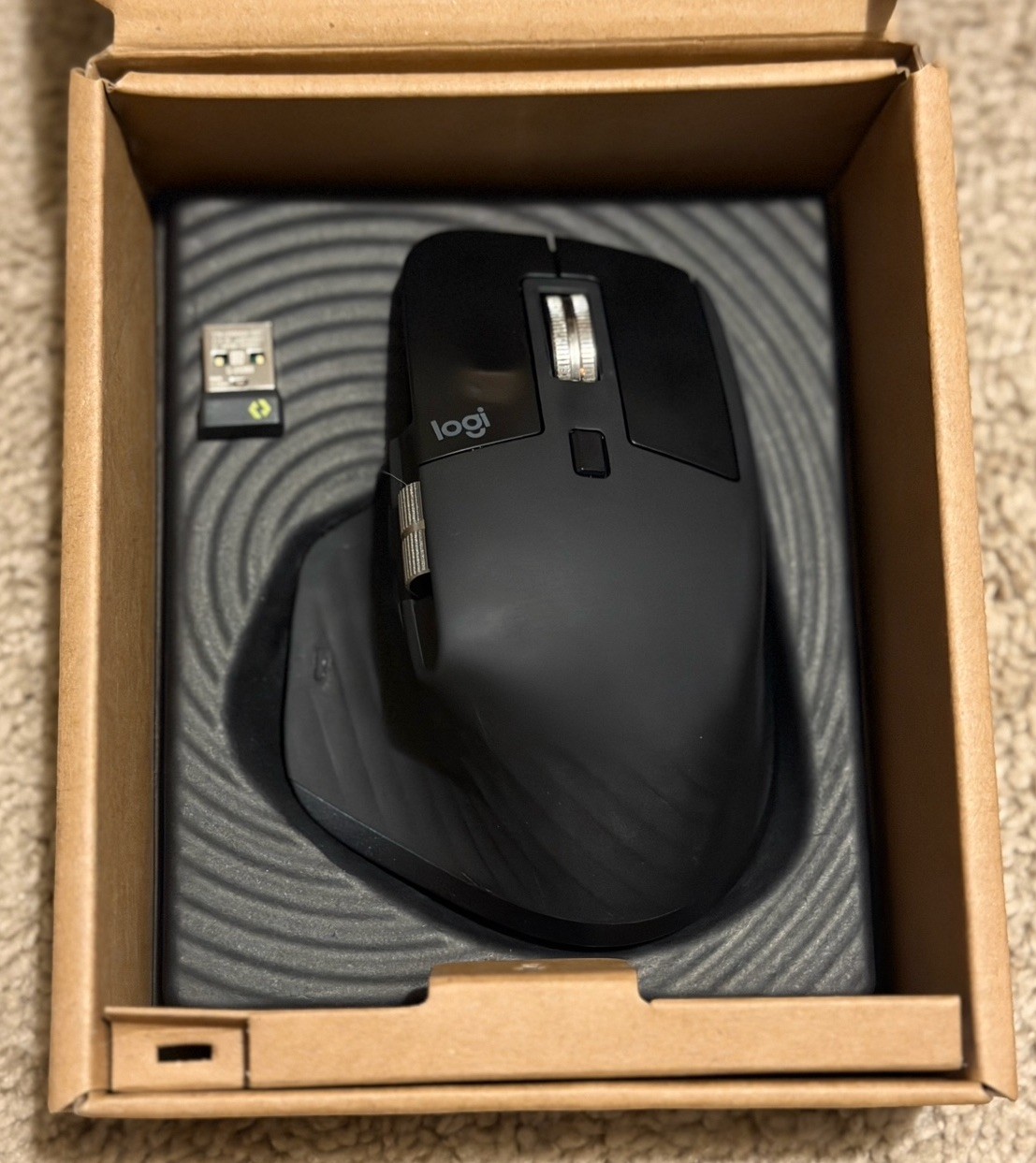Logitech MX Master 3S Performance Wireless USB Bluetooth Mouse Black
