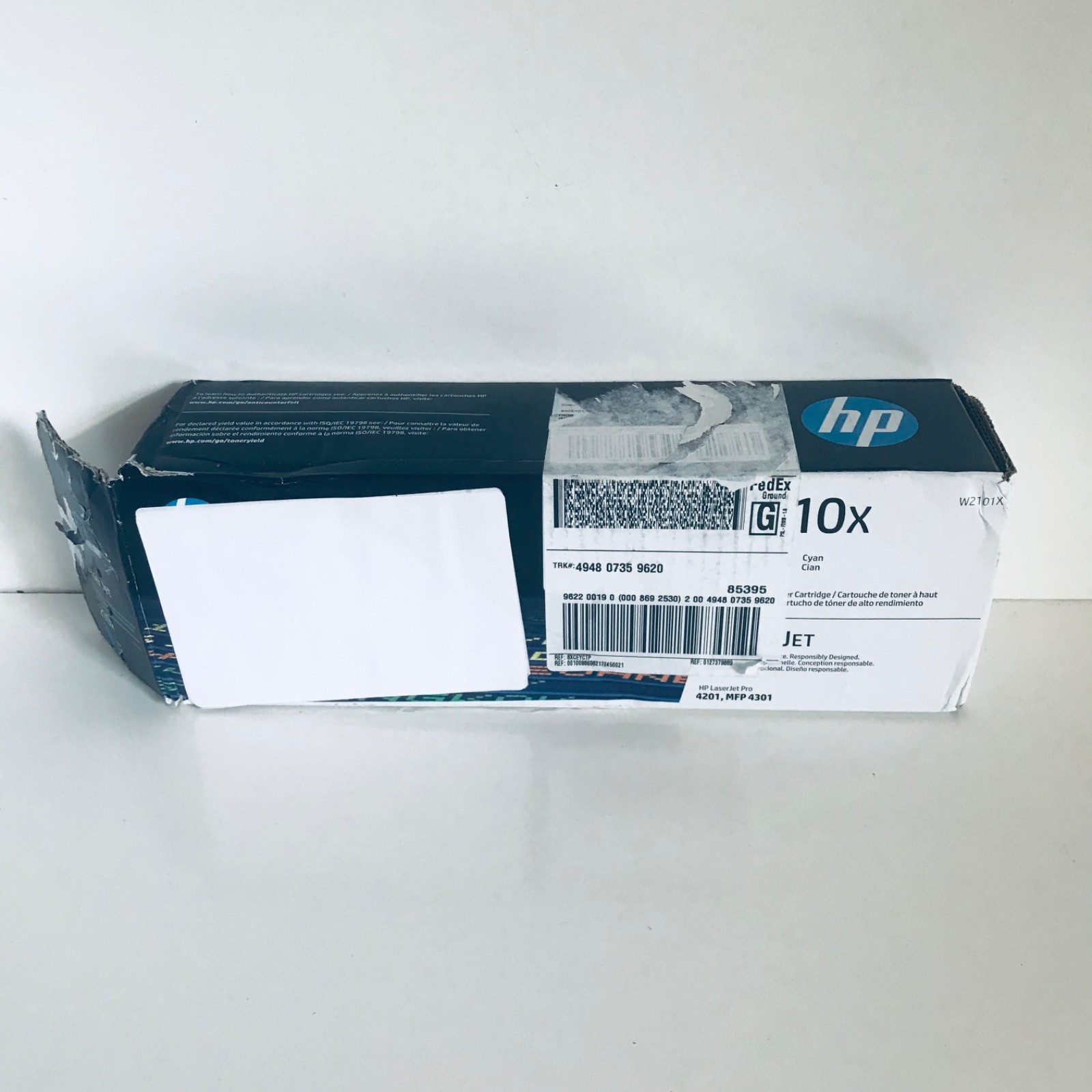 Genuine HP 210X Cyan Original LaserJet Toner Cartridge W2101X OEM Open Box