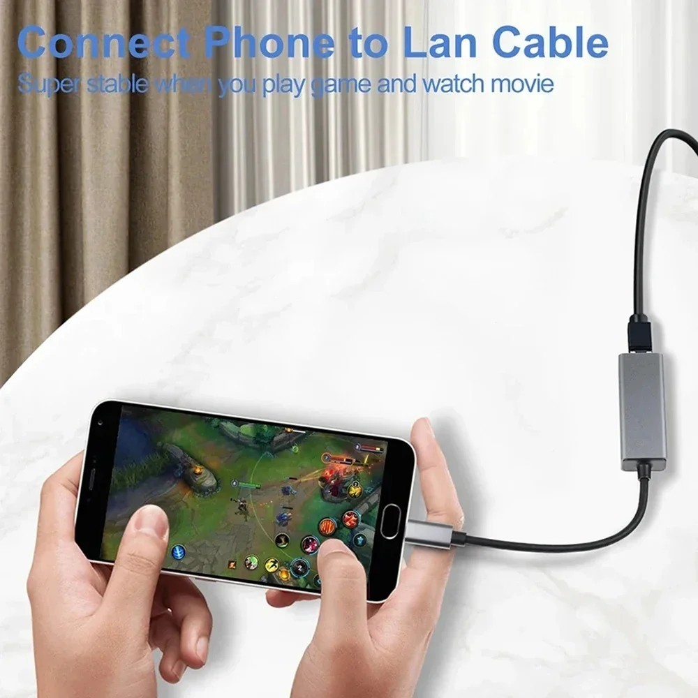 USB 3.0 Gigabit Ethernet LAN RJ45 1000Mbps Network Adapter For Windows PC Mac
