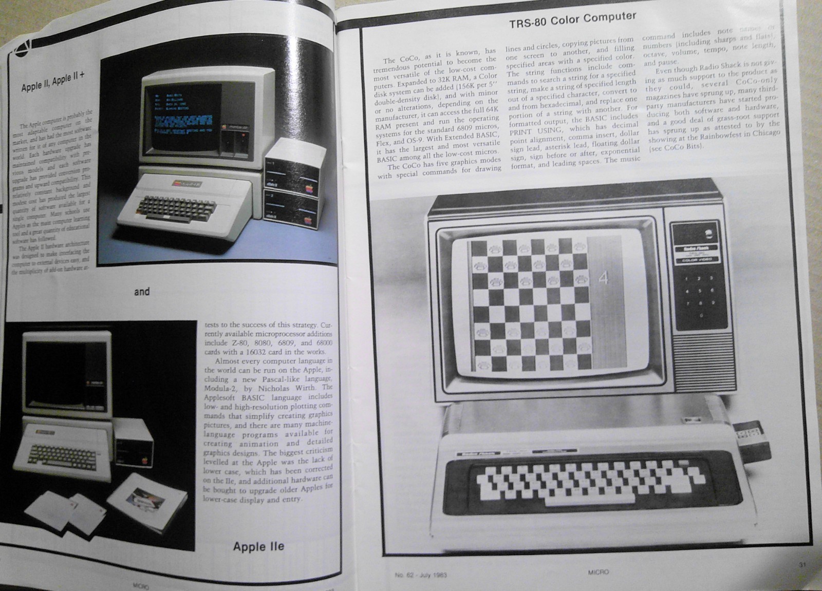 Micro Magazine, July 1983 – Buyer’s Guide to Apple, Atari, TRS-80, Commodore, TI