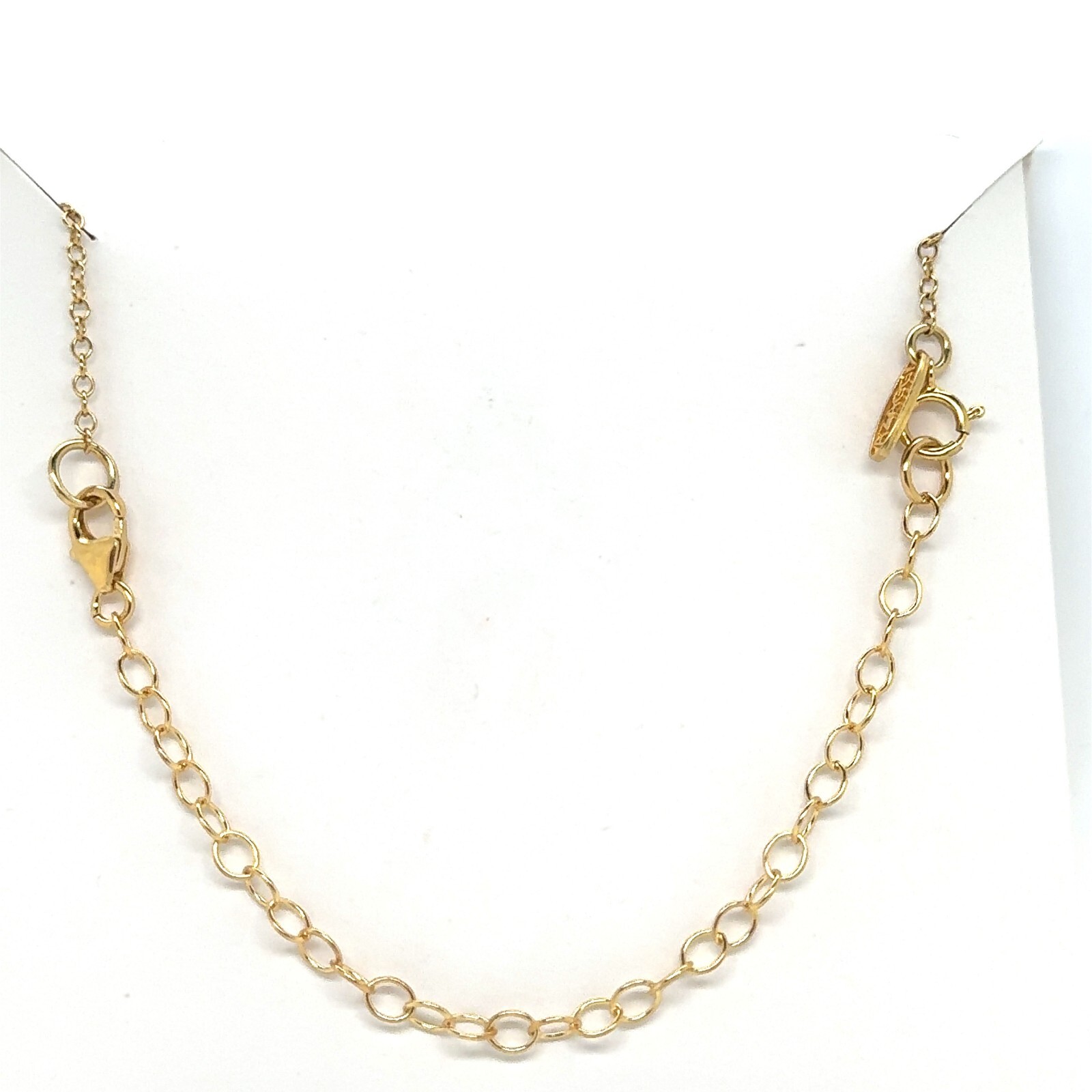 Extender 2.5mm Gold Plated Bracelet Necklace Extender Chain 2″-6″ X0587G