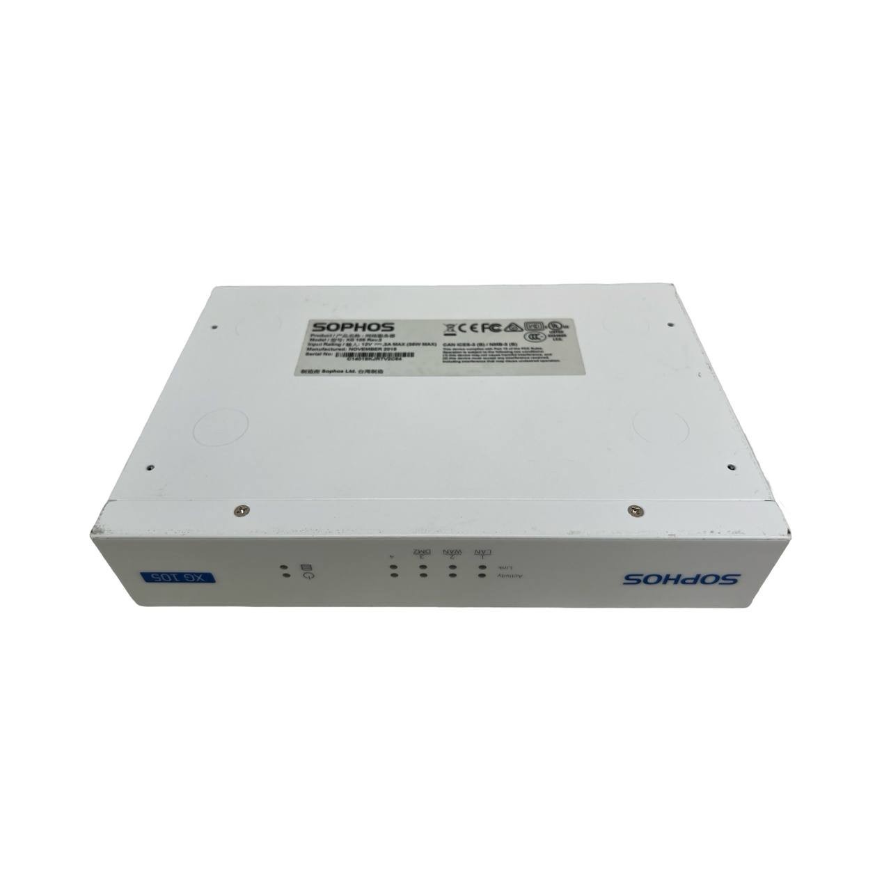 Sophos XG 105 Rev. 2 Network Security Appliance 4 Port GbE (No Adapter )