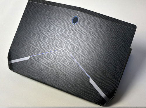 Laptop Snake Crocodile Leather Skin for Dell Alienware 15 R3 M15X ALW15C 2016
