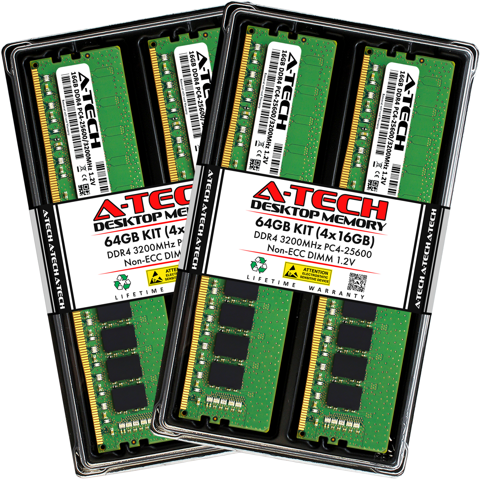 64GB 4x16GB DDR4-3200 Lenovo Legion T5 26AMR5 R5 28IMB05 T5 28IMB05 Memory RAM