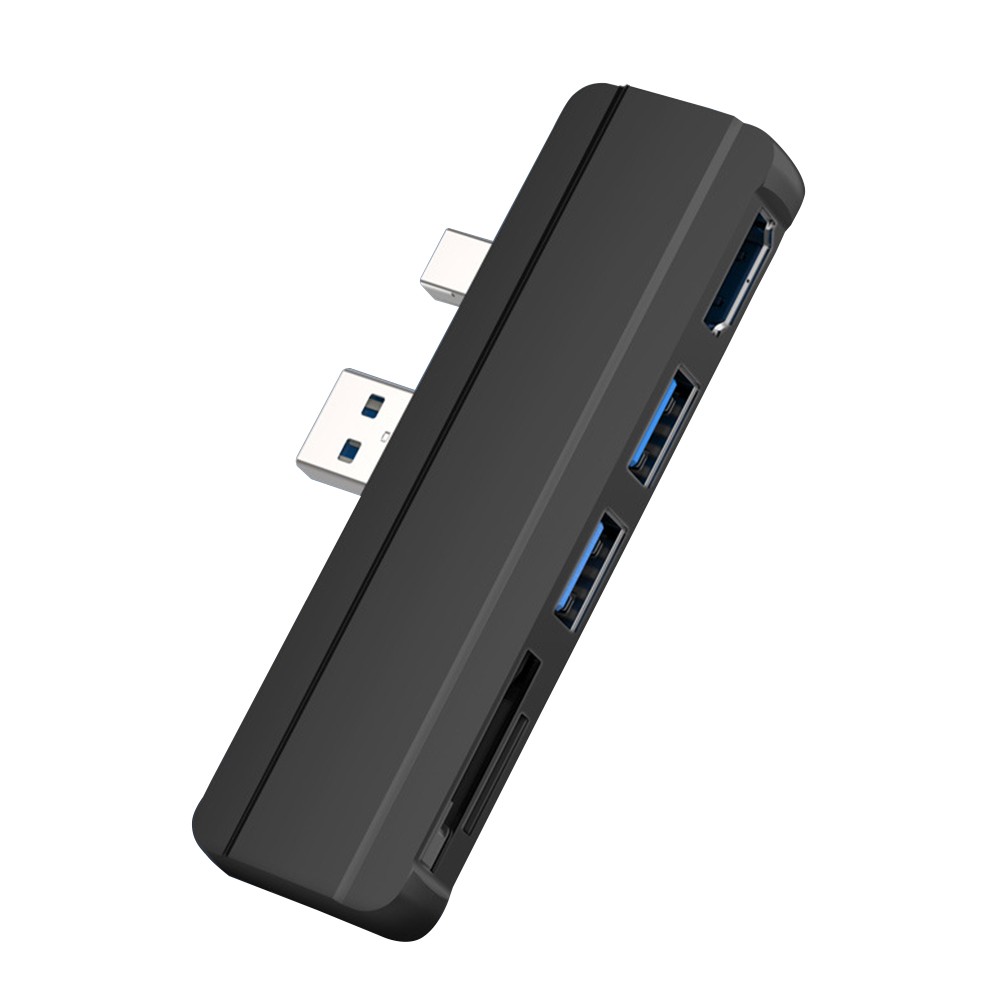 5V USB 3.0 Micro SD SDHC Hub DP To HDMI Converter Adapter For Surface Pro 4/5/6