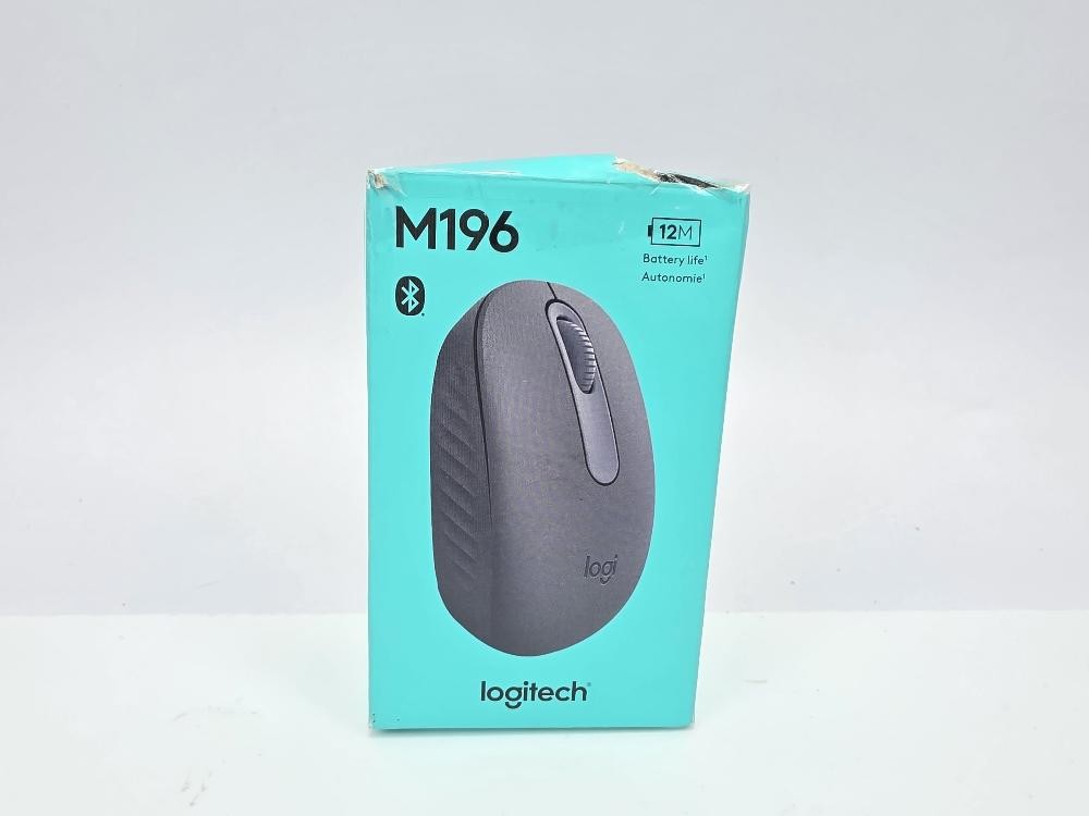 Logitech M196 Bluetooth Wireless Mouse Compact Portable Graphite PC Mac