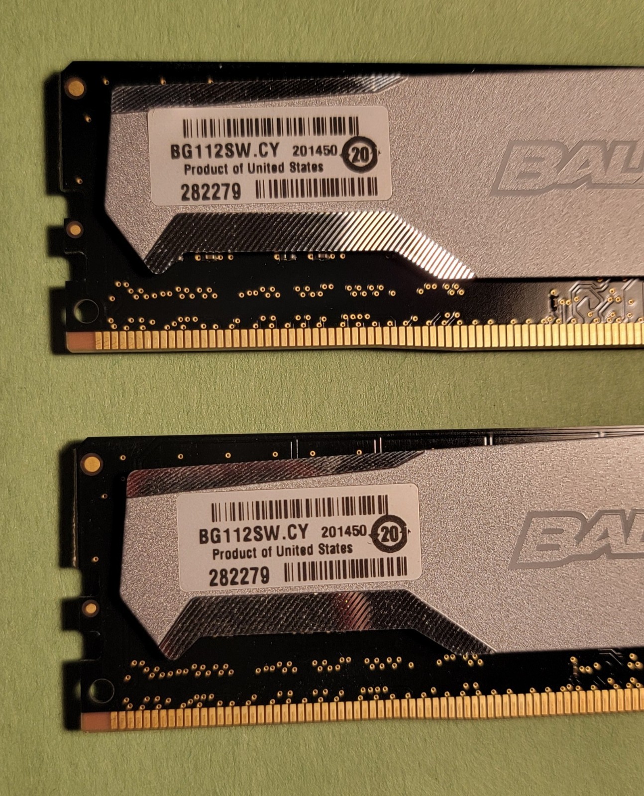 Crucial Ballistix Sport 16GB (2x8GB) DDR4 RAM 2400 MHz Tested Desktop Memory