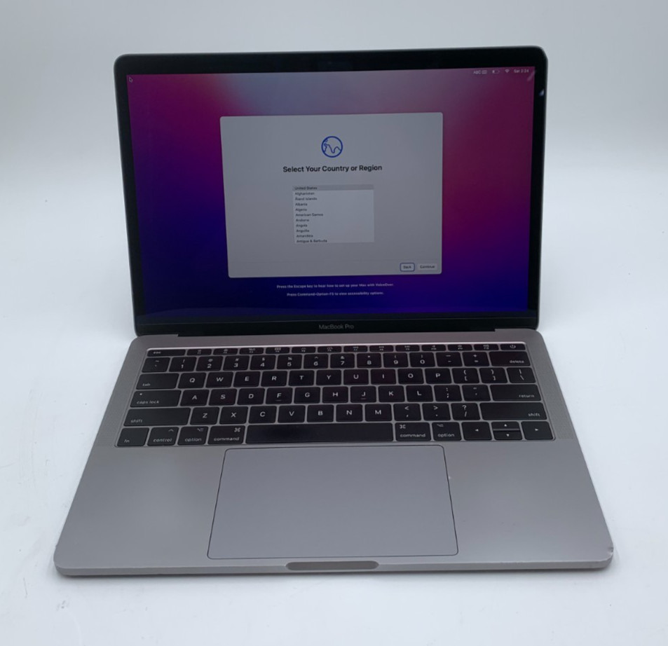 Apple MacBook Pro 13″ 2016 A1708 i5-6360U 2GHz 512GB SSD 8GB RAM Gray Fair/SEE.