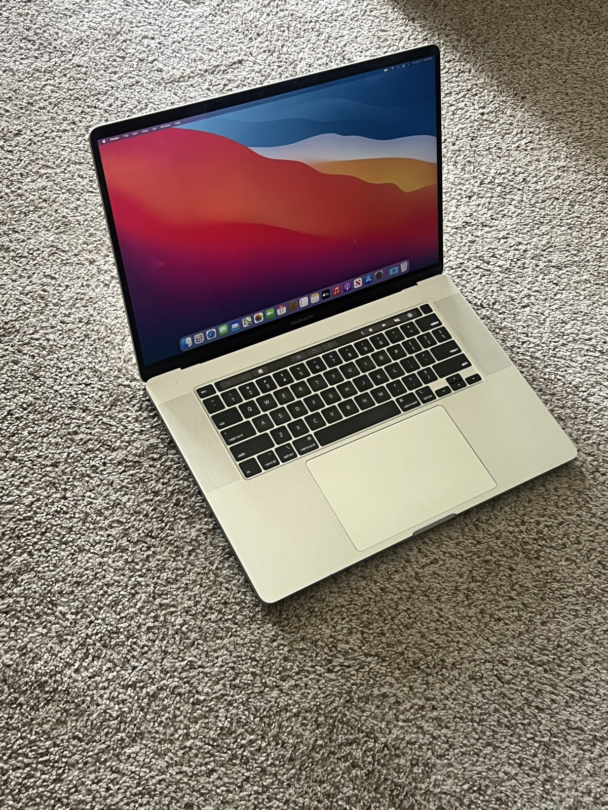 Apple Macbook Pro 16″ 2019 A2141, I7-9750H@2.60GHz 16GB/512G Pro 5300M MVVL2LL/A