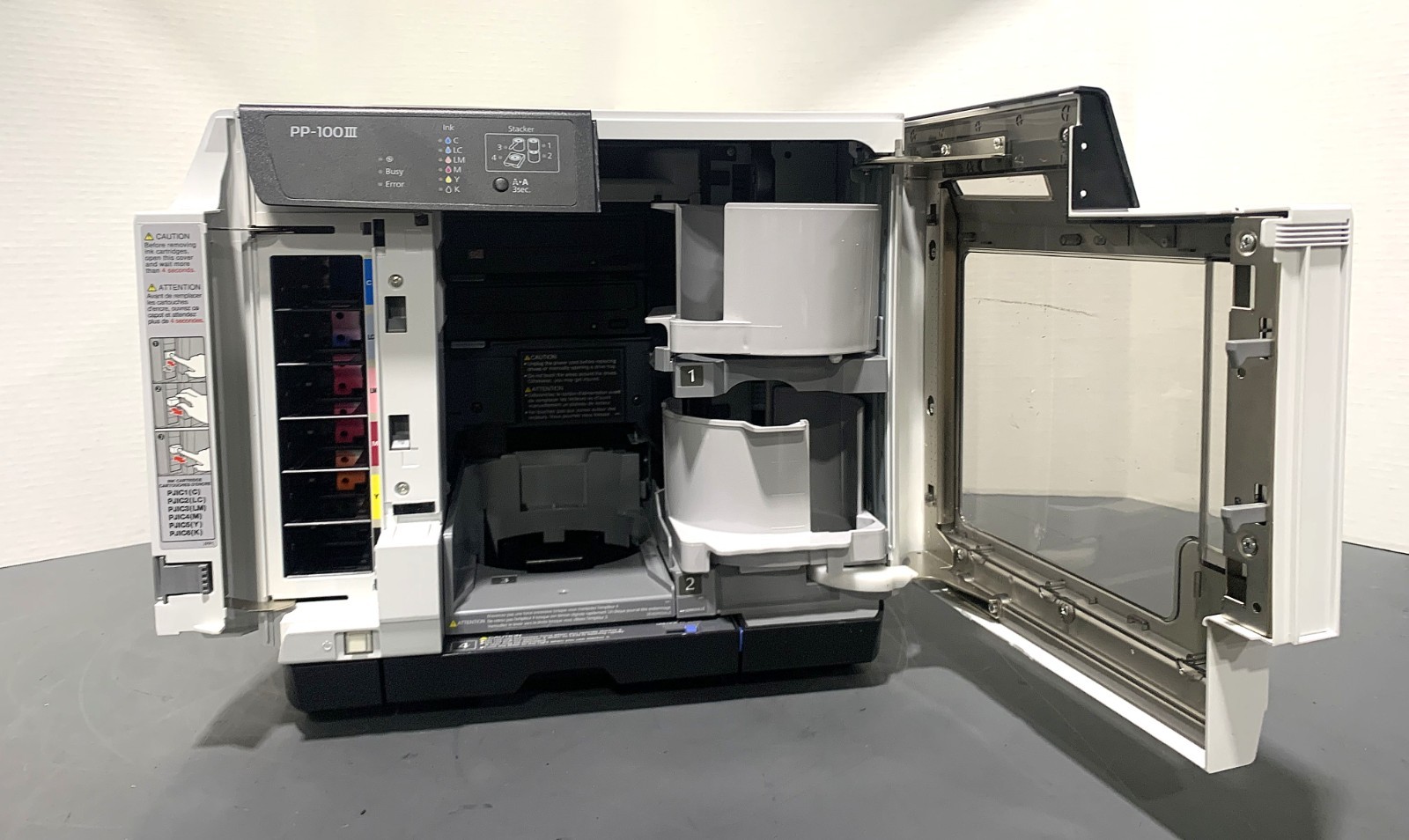 Epson PP-100III N181A Disc Producer DVD/Blu-Ray Disc Printer Power Tested