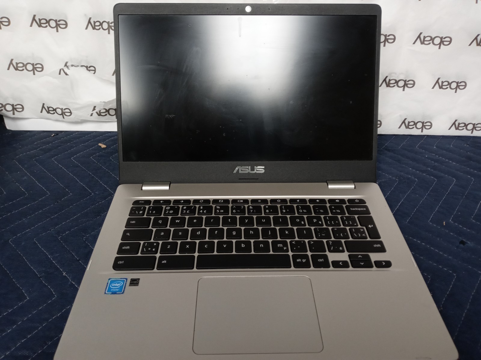 ASUS Chromebook Intel Model 7265D2W-11.6-inch 4GB 32GB HD Non-Touch,Silver C423N