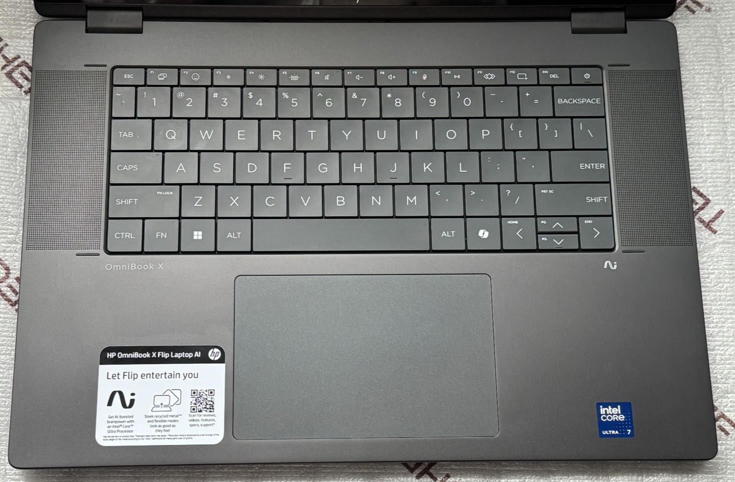 HP Omnibook X Flip 16″ 2K Touch Laptop Ultra 7 256V 16GB 1TB SSD 16-as0023dx Wty