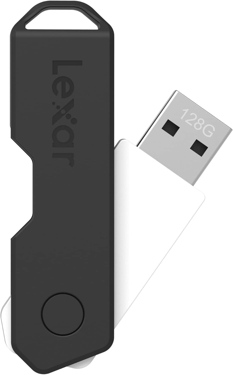 BUNDLE Lexar JumpDrive TwistTurn2 USB Flash Drive Bundle 128GB + 64GB Black