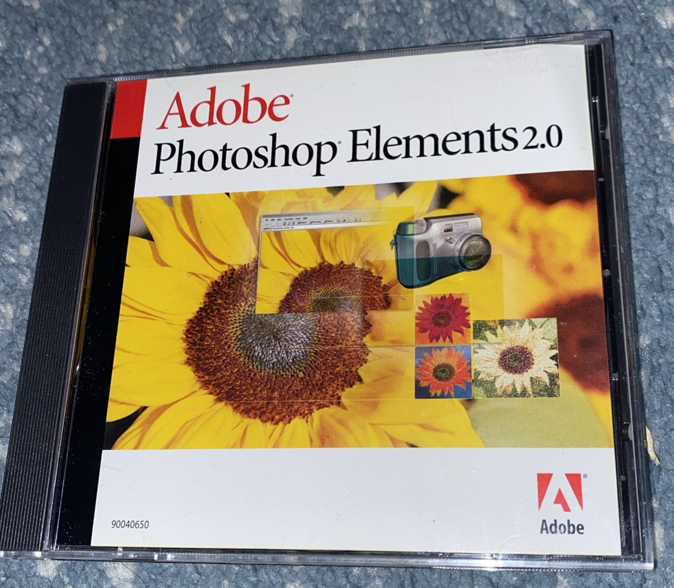 Adobe Photoshop Elements 2.0 CD With Serial Number Pre-owned