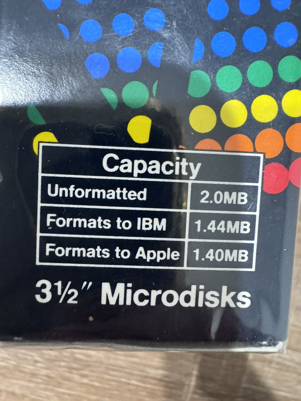 Verbatim DataLife colors 3 1/2” Microdisks MF2-HD 10 Count NEW