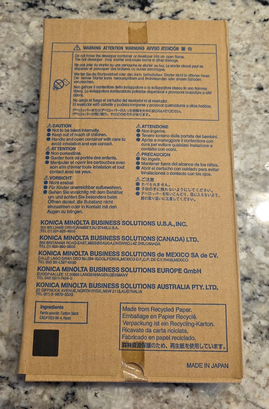 Genuine Konica Minolta DV610K (A04P600) Black Developer – Bizhub Press C7000 OEM