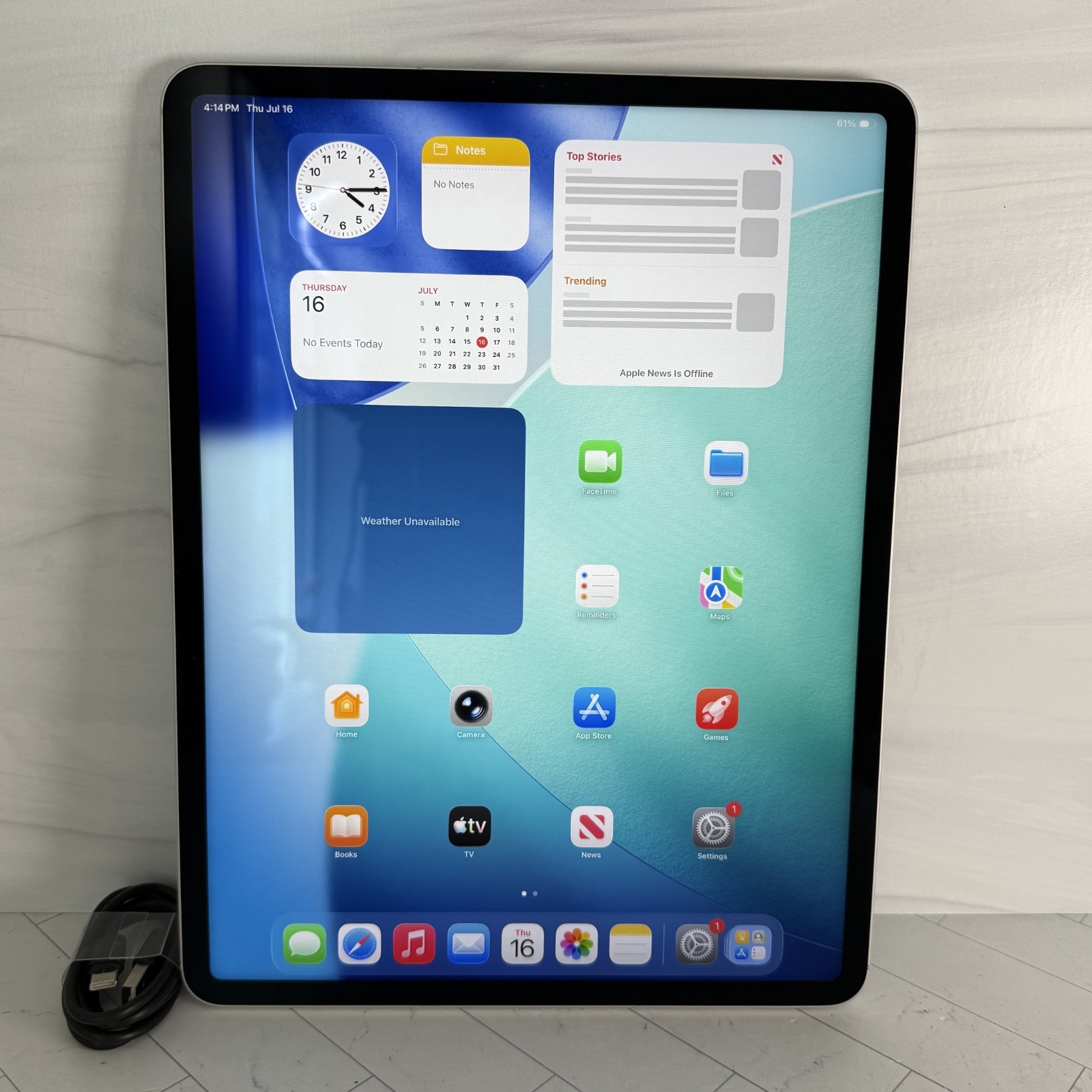 Apple iPad Pro 12.9″ 5th Gen 128GB Silver A2379 Cellular Unlocked WiFi #H317