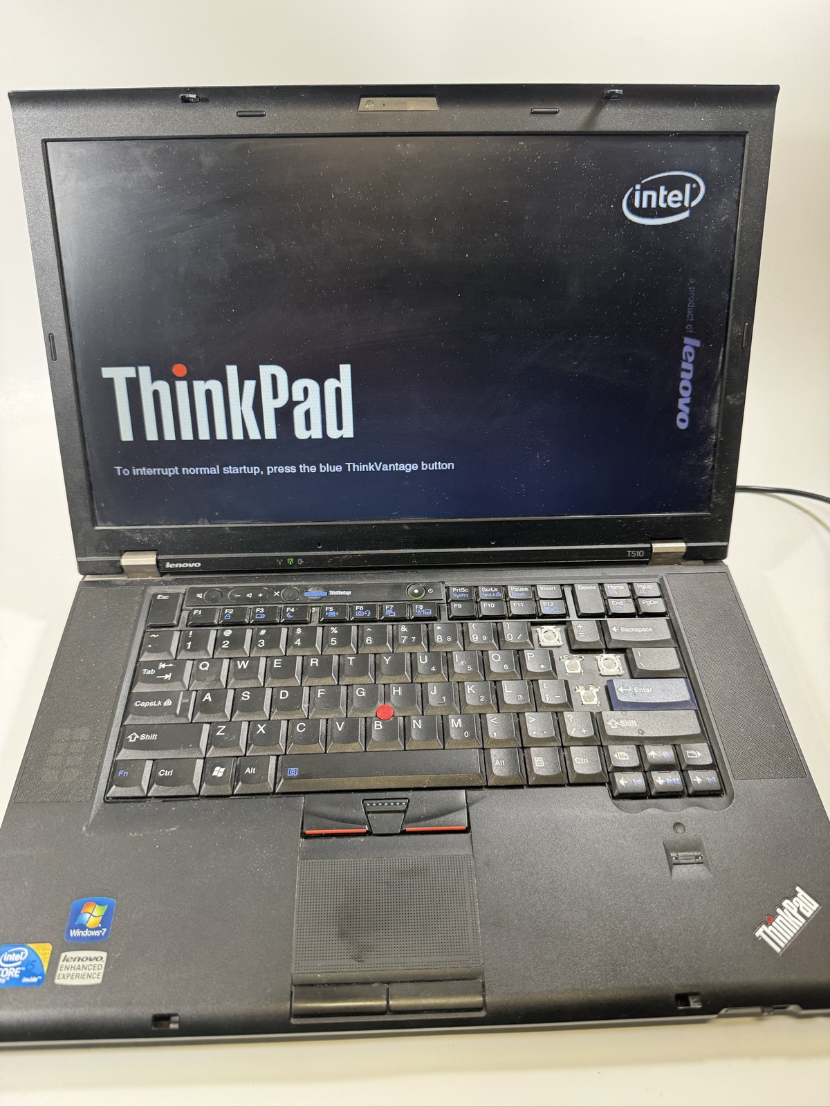 Lenovo ThinkPad T510 Intel Core i5 2.40GHz 4GB RAM 320GB HDD No OS READ