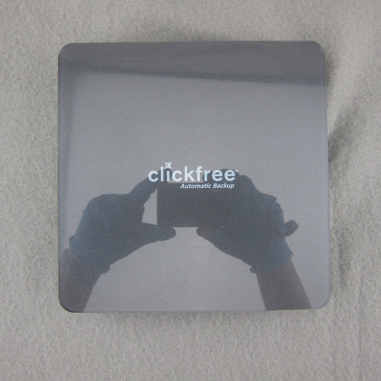 Clickfree Automatic Backup HD1037N3 w/Power Adapter USB 3.0 Cable Tested Working