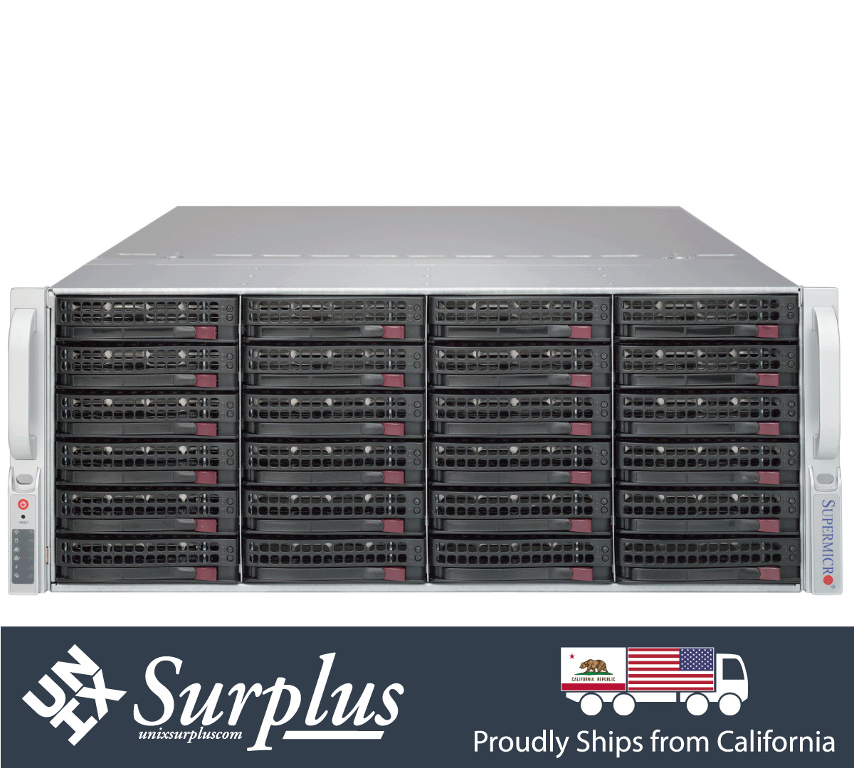 Supermicro 847BE1C-R1K28LPB 4U 36 Bay Server Chassis SAS3 12Gbs Rails 2x SQ PSU
