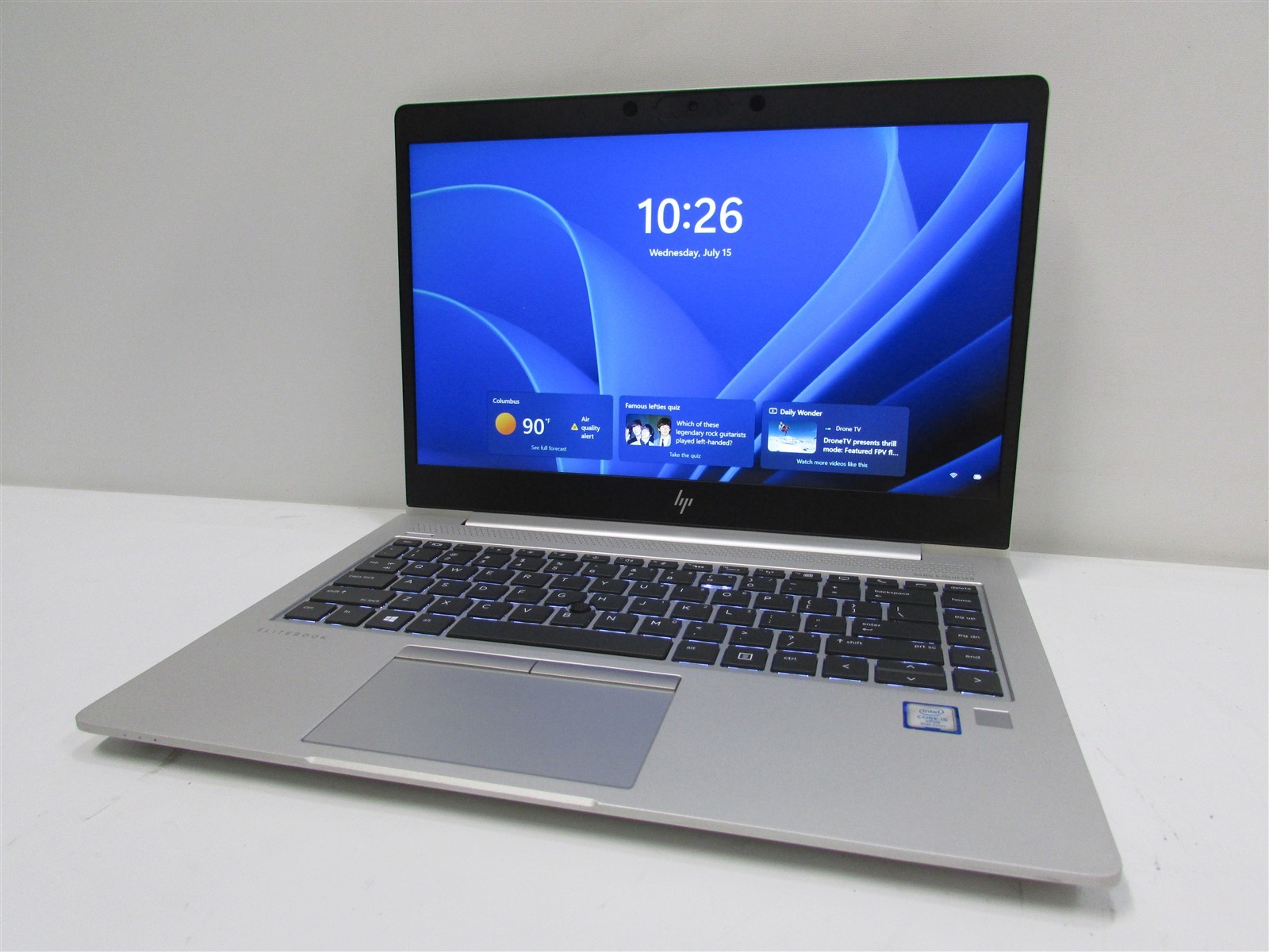 HP Elitebook 840 G6 i5-8365U 1.6GHz 16GB RAM 256GB NVME 14″ Windows 11 Pro Touch
