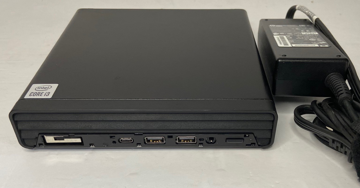 HP ProDesk 600 G6 DM, i3-10300T 3.0GHz, 8GB, 256GB NVMe, Win 11 Home – READ!!!!