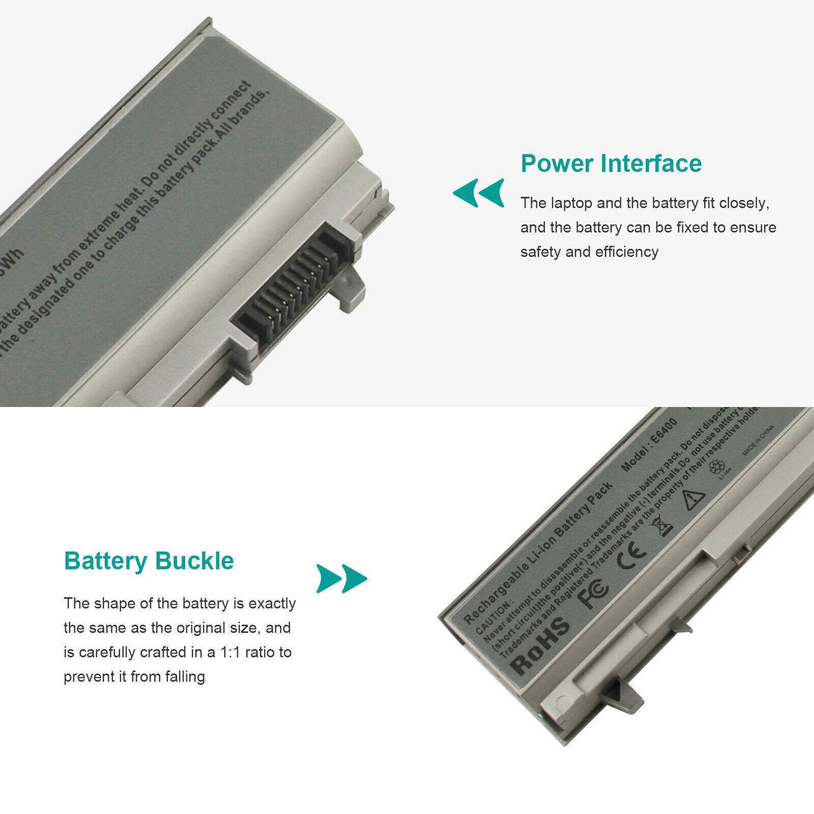 ✅LOT PT434 Battery For DELL Latitude E6400 E6410 E6500 E6510 PT437 KY265 MP303
