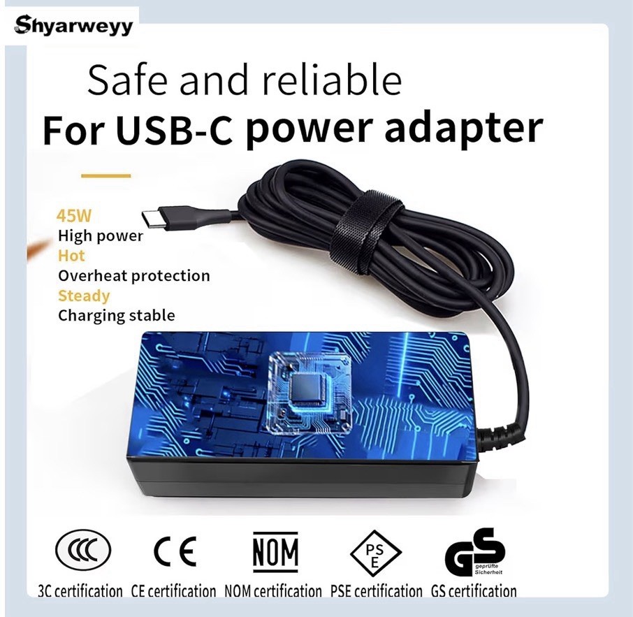 45 Watt USB C Chromebook Charger