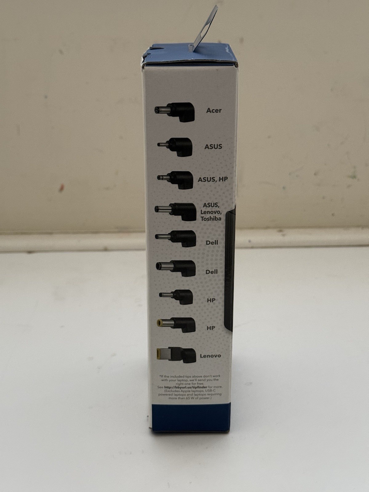 65W Universal Laptop Charger w/ Multiple Tips – HP Dell Lenovo ASUS Acer – NEW