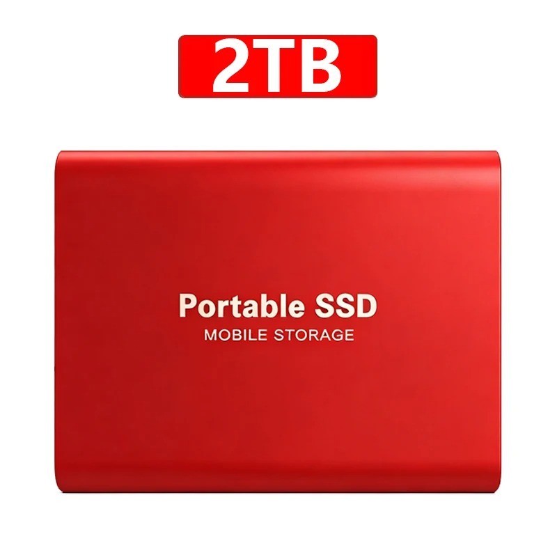 Portable External SSD 2TB USB 3.1 High Speed Hard Drive for PC Laptop Mac