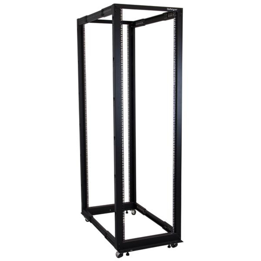 Startech 4POSTRACK42 42U Open Frame Server Rack Adjustable Mounting Depth