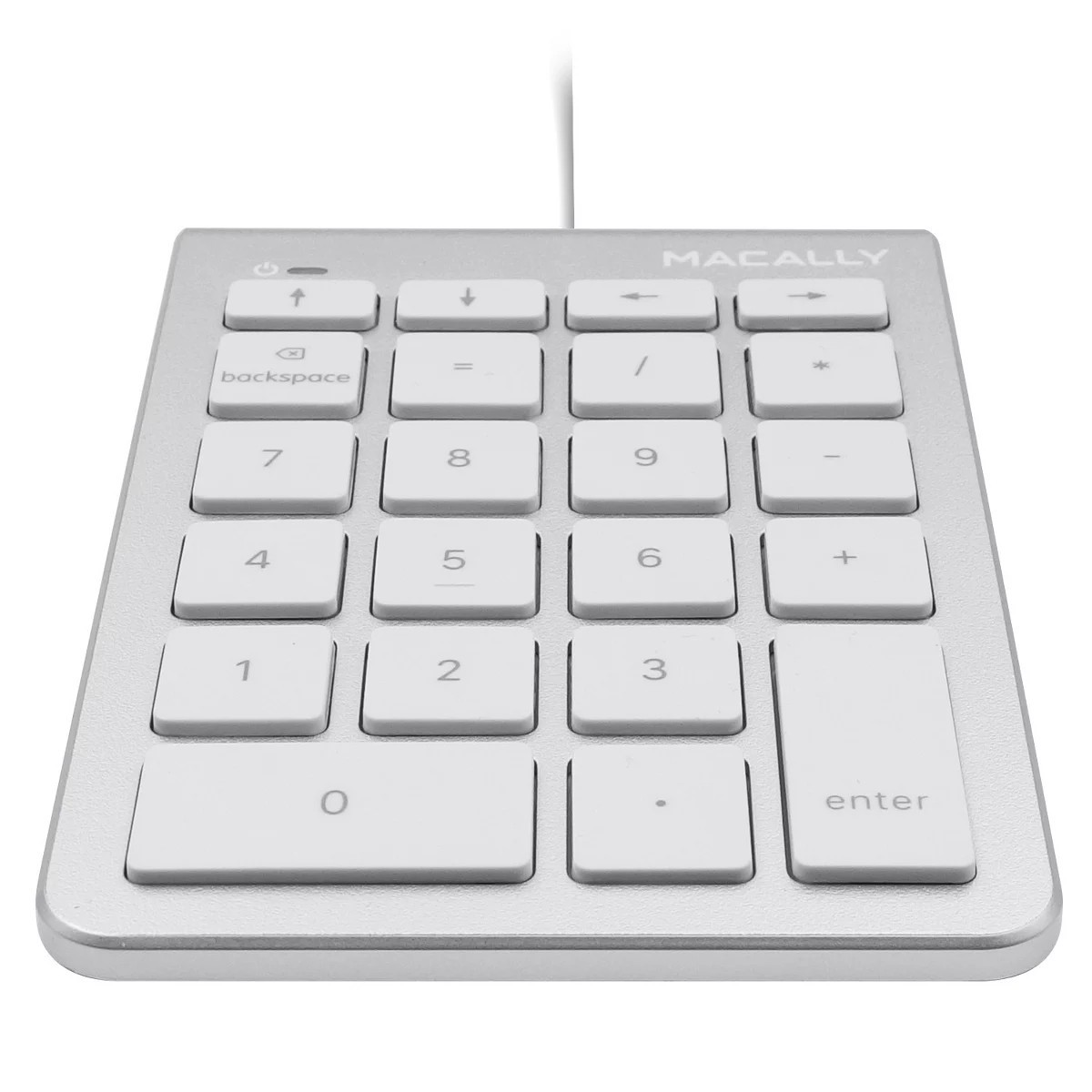 Macally Wired USB C 22 Numeric Keypad (UCNUMKEY22) for MAC Windows iOS Android