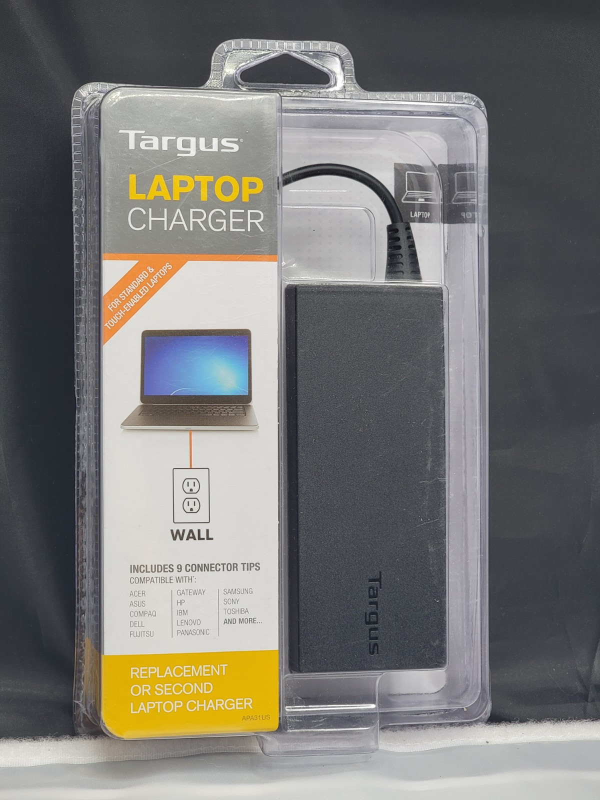 Genuine Targus APA31US 19.5V 90W AC Adapter Power Supply – 9 Tips Included