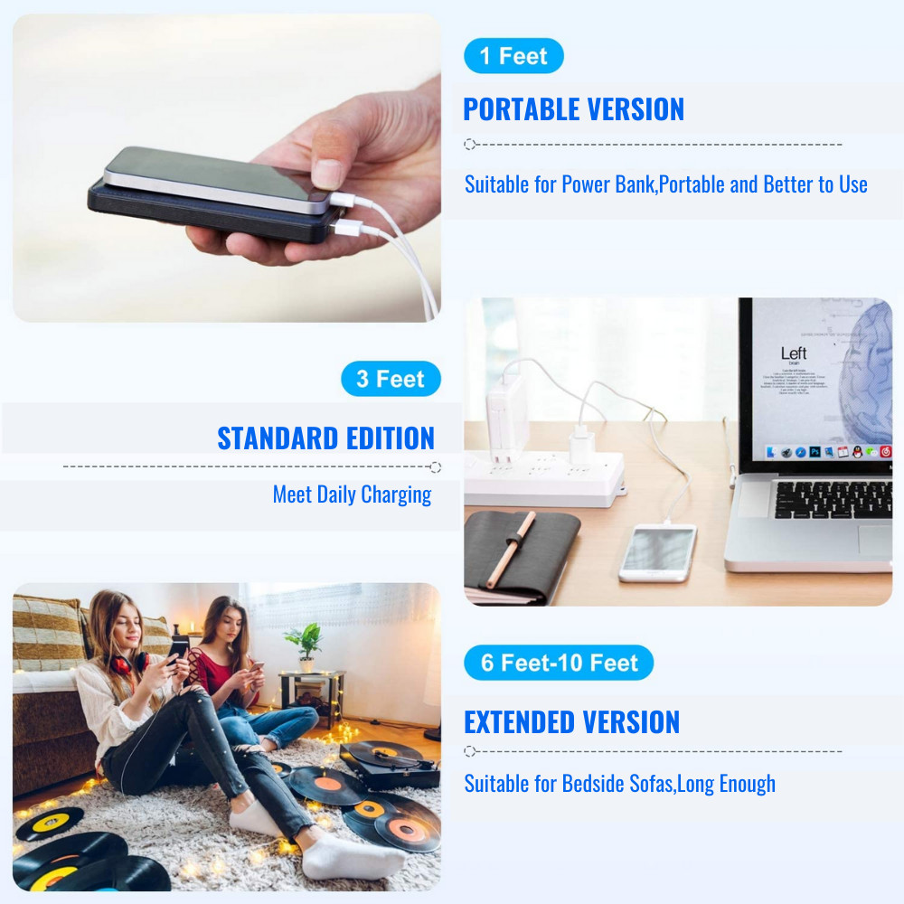 For iPhone 100x USB Charging Cable Charger Charge Power Sync Cord Bulk Wholesale